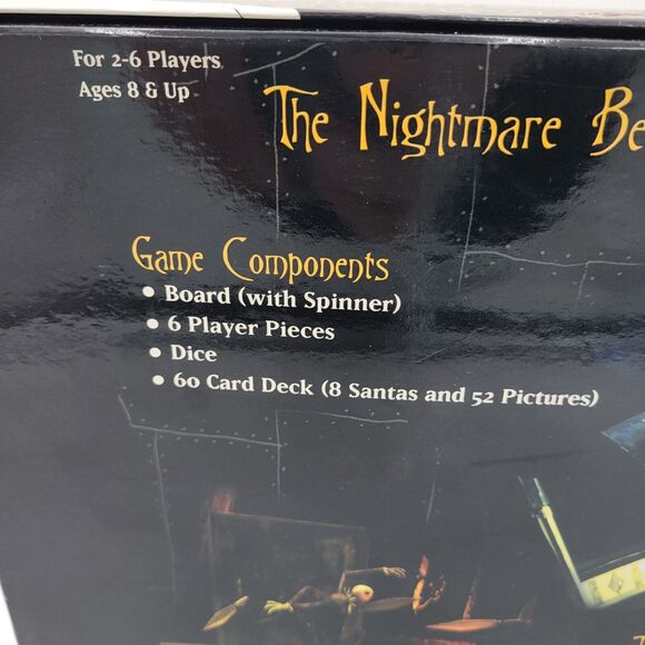 Tim Burton's The Nightmare Before Christmas Board Game Opened New - Picture 5 of 16